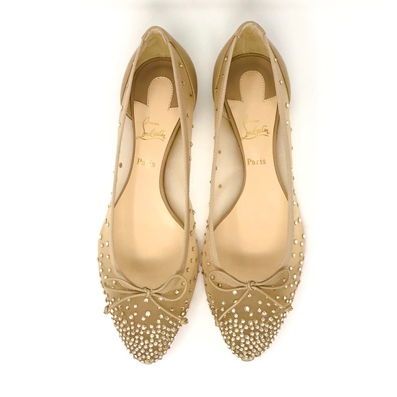 Brand New Christian Louboutin Patio Flat Rete - Picture 3 of 8